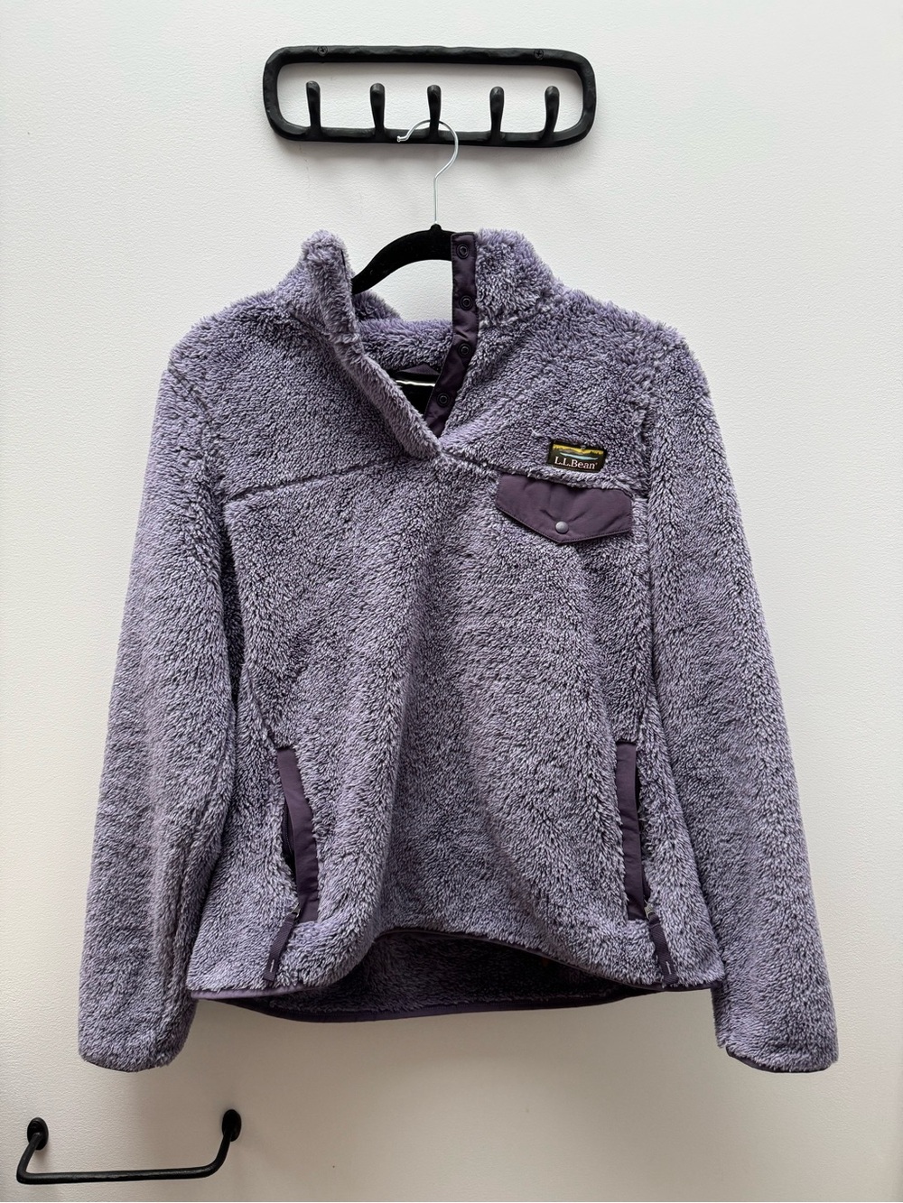 L.L. Bean Hi-Pile Fleece Pullover - Lavender